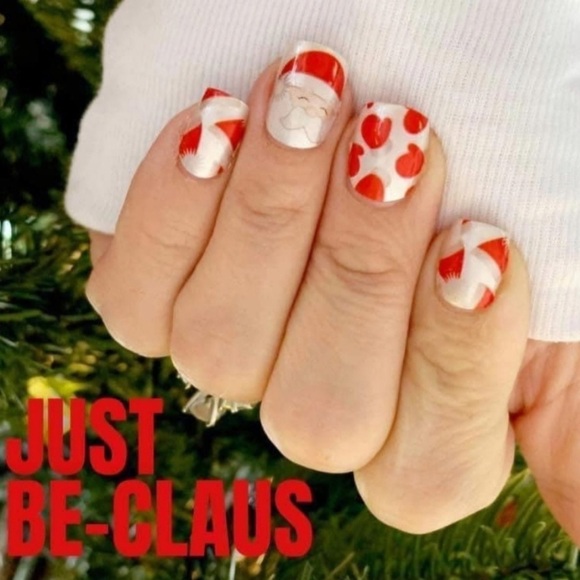 Color Street Other - *Retired* Color Street: Just Be-claus | Christmas Holiday Santa Winter Red White